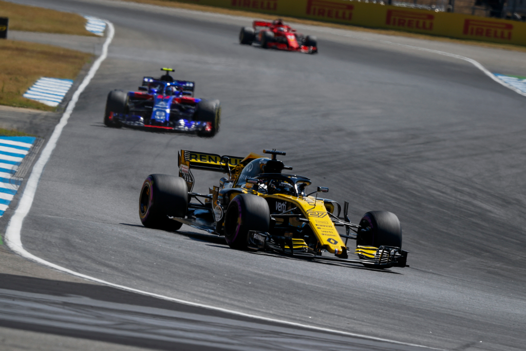 A Forma-1-es Német Nagydíj pénteki napja, Nico Hülkenberg, Renault Sport Racing 