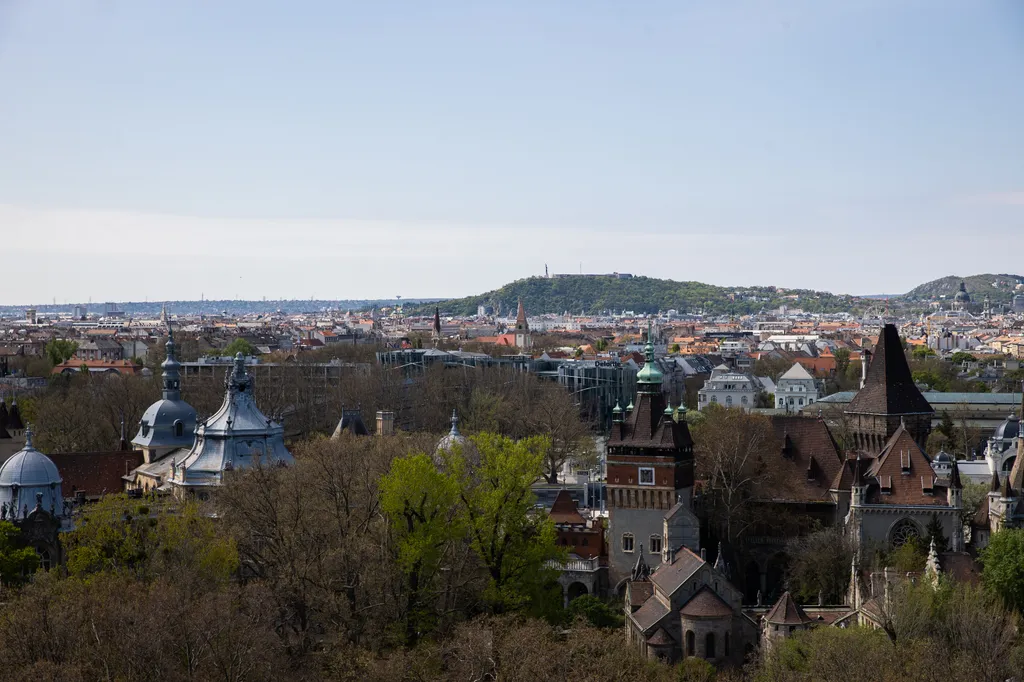 Élményléghajózás, Ballon, Városliget, Panoráma, Busapest, Élményléghajózás a Városligetben, léghajó, kilátás 