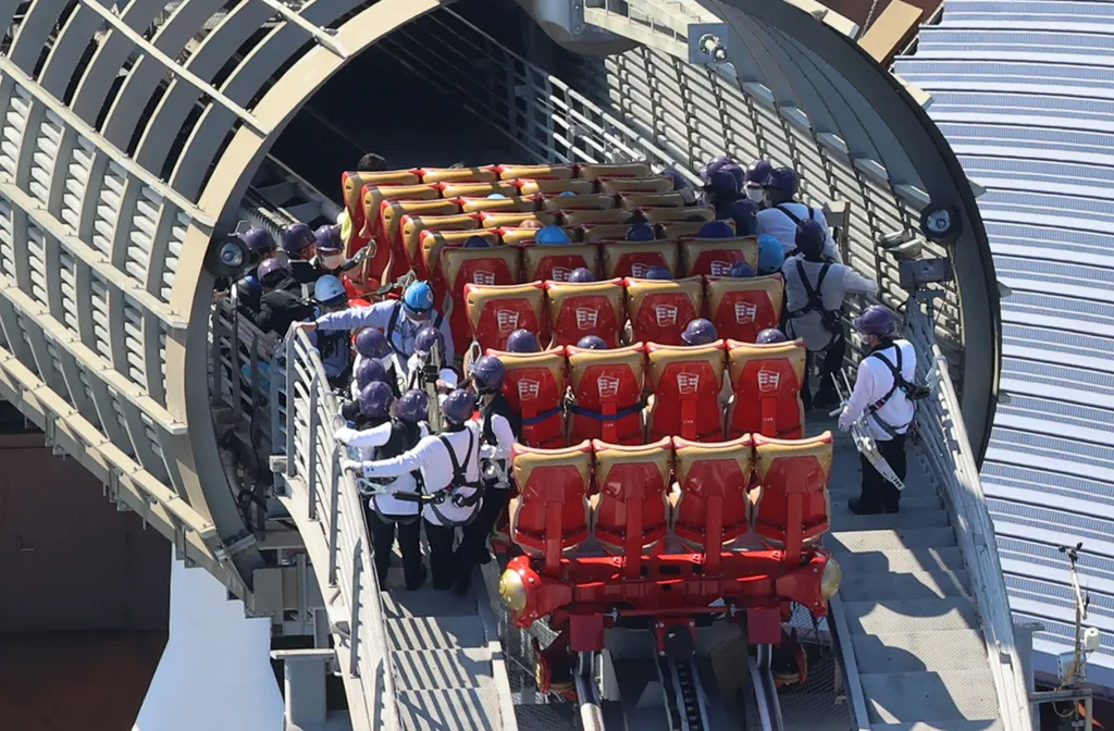 Hullámvasút Oszaka Universal Studios Japan 