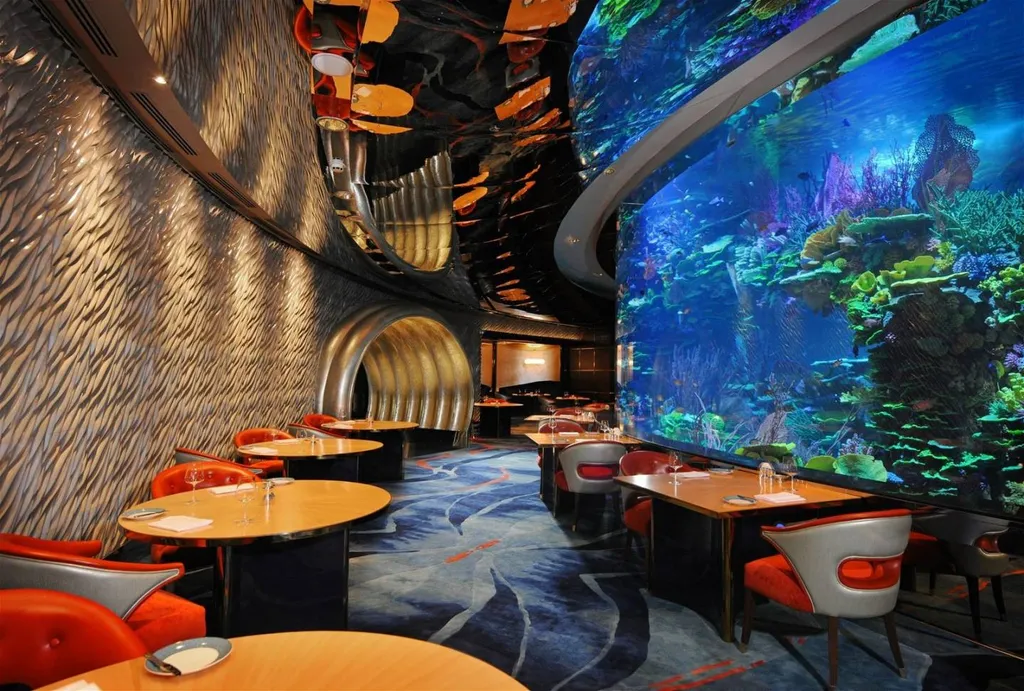 víz alatti étterem 