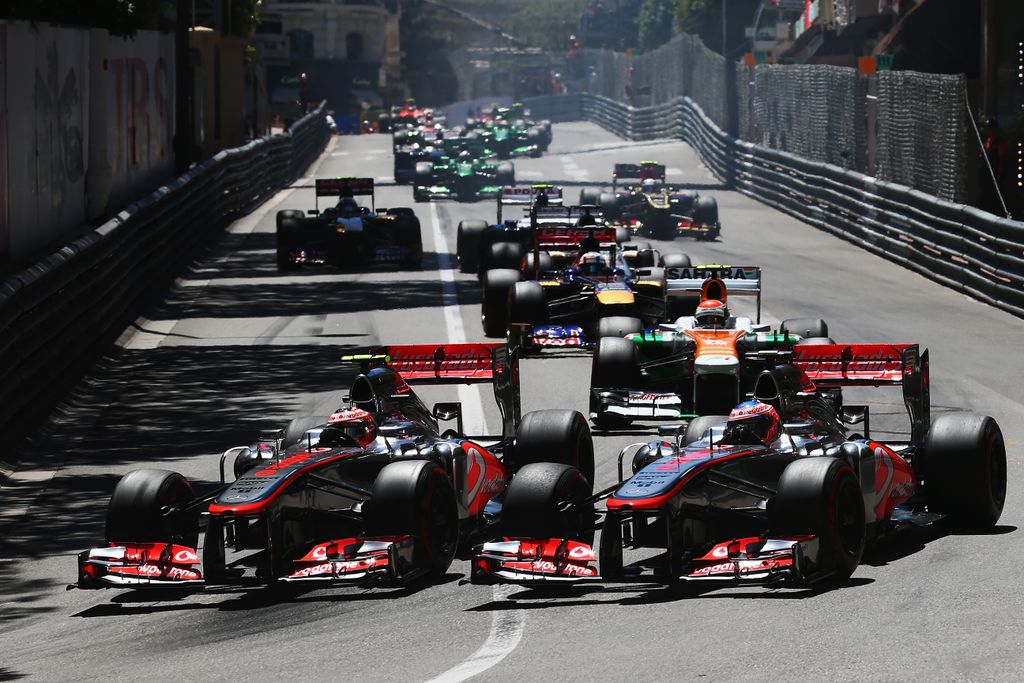 Forma-1, Sergio Pérez, Jenson Button, McLaren-Mercedes, Monacói Nagydíj 2013 