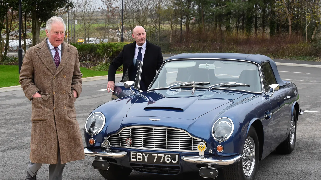 Károly, Aston Martin DB6, III. Károly, király, brit, uralkodó, autó 