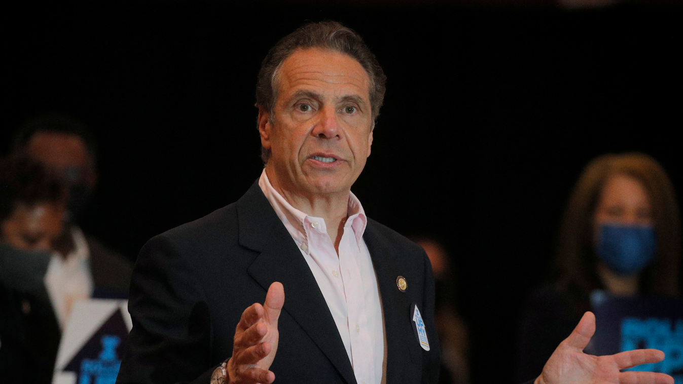 Former New York governor Cuomo charged with sex crime Horizontal POLITICS 