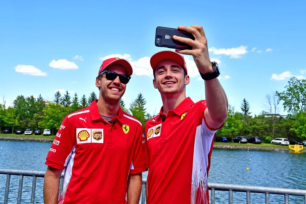 Forma-1, Kanadai Nagydíj, csütörtök, Sebastian Vettel, Scuderia Ferrari, Charles Leclerc 