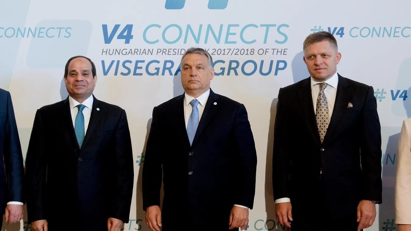 SZÍSZI, Abdel-Fattáh esz-; Orbán Viktor; SOBOTKA, Bohuslav; FICO, Robert; SZYDLO, Beata 