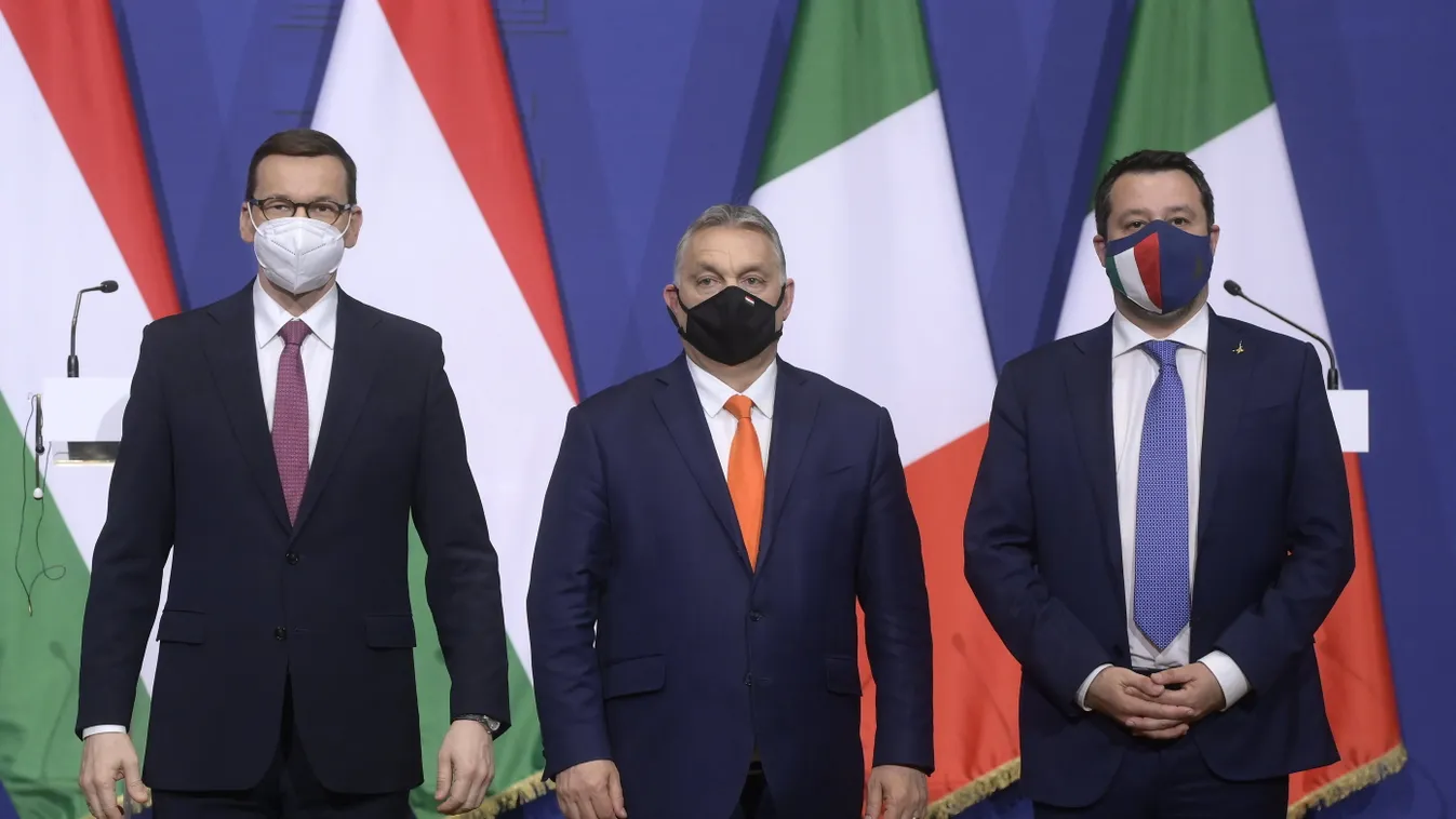 ORBÁN Viktor; MORAWIECKI, Mateusz; SALVINI, Matteo 