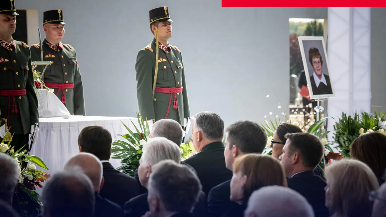 Orbán Viktor, Wittner Mária, temetés 