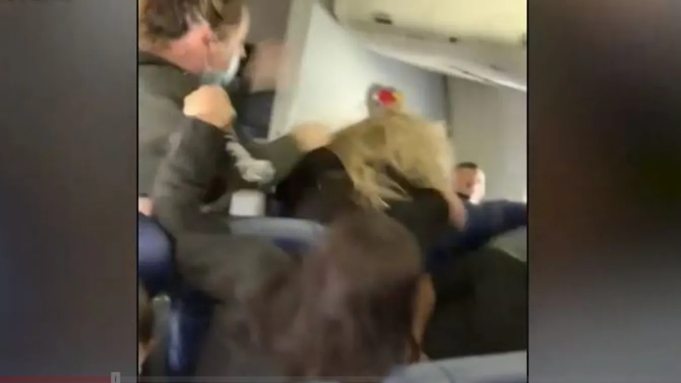 verekedés egy amerikai járaton 