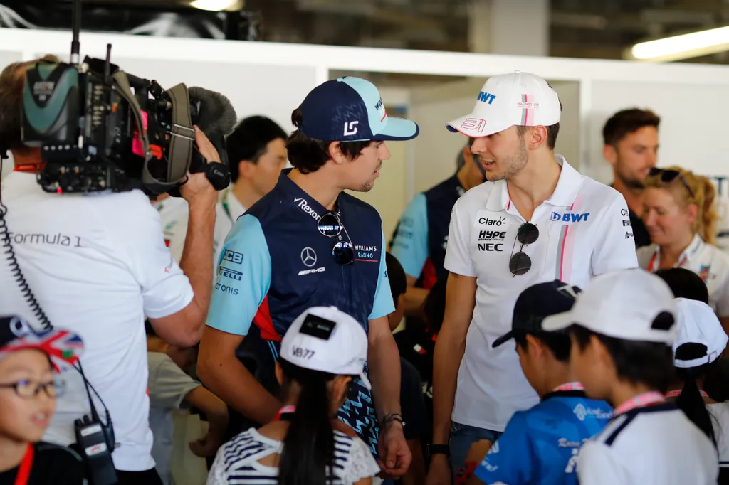 Forma-1, Japán Nagydíj, Lance Stroll, Williams Racing, Esteban Ocon, Force India 