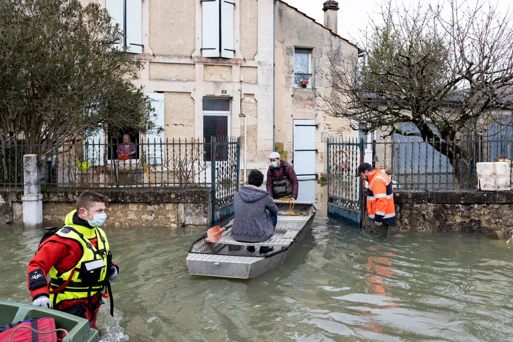 Franciaország, árvíz, Le Gond-Pontouvre 