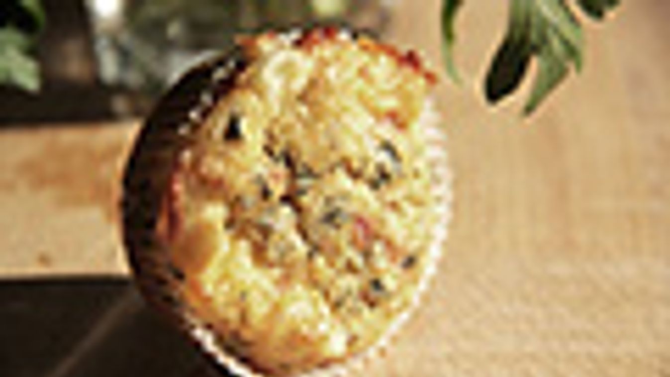 paradicsomos sajtos muffin