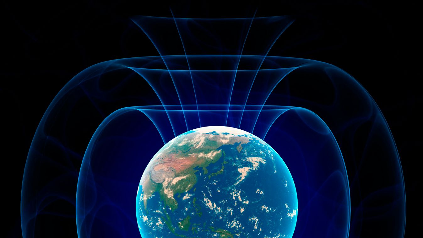 A Föld mágneses tere (illusztráció) 