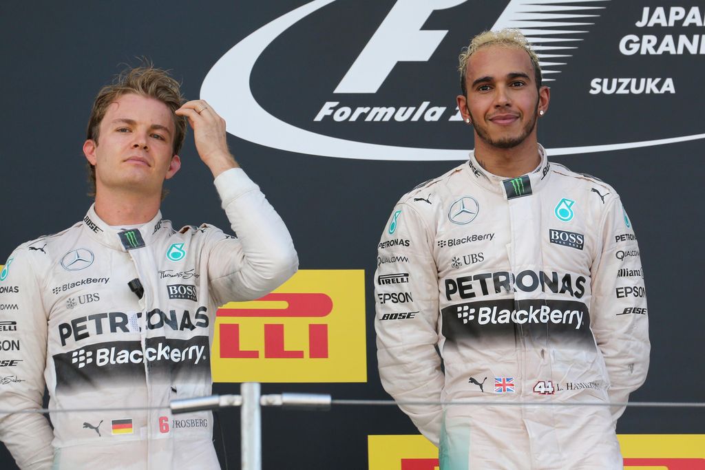 Forma-1, Nico Rosberg, Lewis Hamilton, Mercedes, Japán Nagydíj 