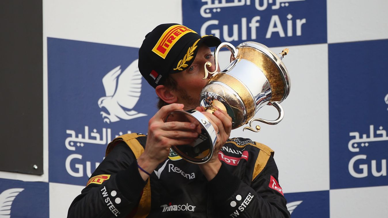 Forma-1, Romain Grosjean, Lotus, Bahreini Nagydíj 2012, dobogó 