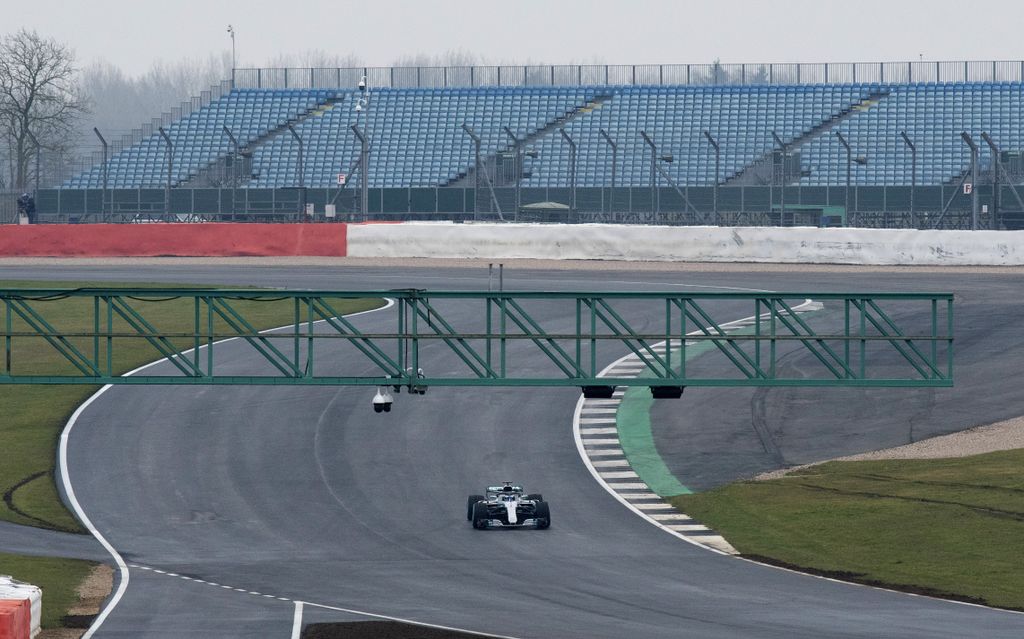 Forma-1, Valtteri Bottas, Mercedes-AMG Petronas, Mercedes W09 bemutató, Silverstone 