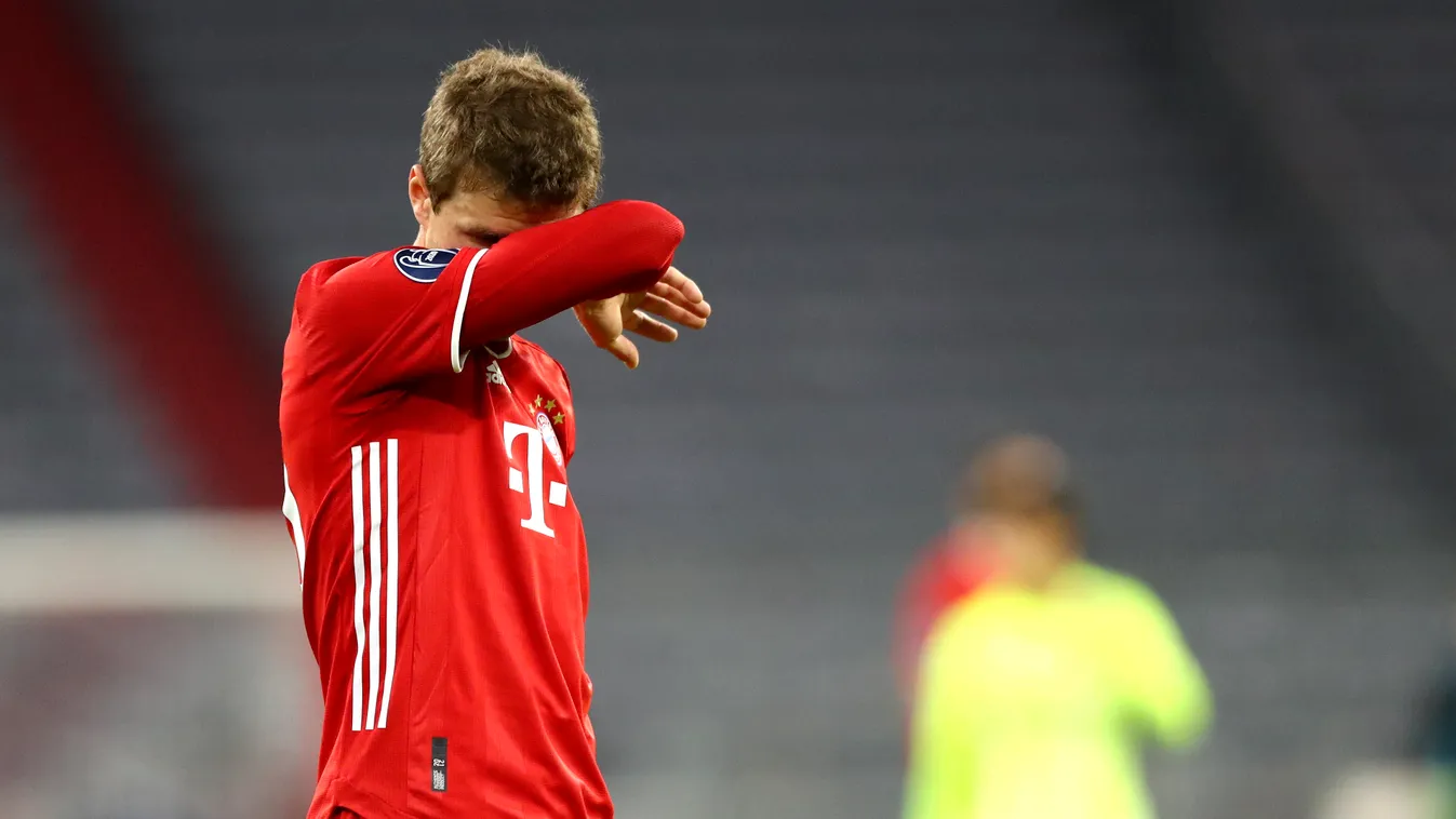 FC Bayern Munich - Atletico Madrid Sports soccer CHAMPIONS LEAGUE Madrid Scorer thomas Müller 