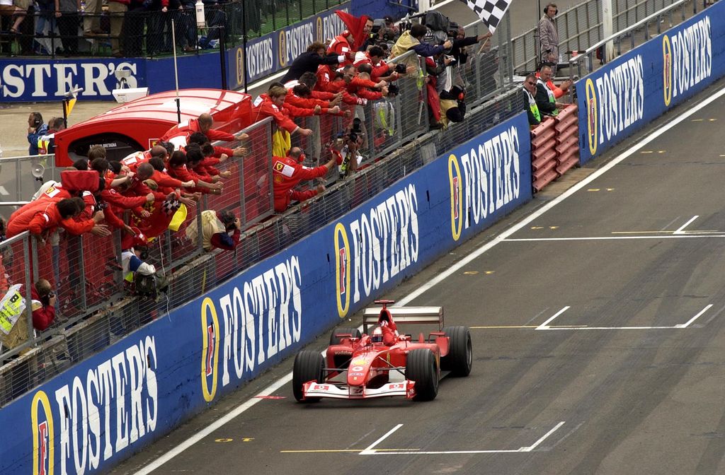 Forma-1, Michael Schumacher, Brit Nagydíj, 2002 