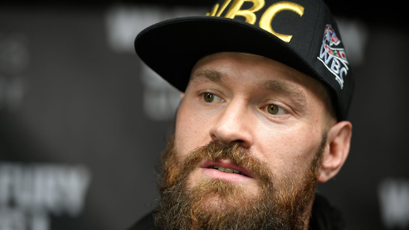 Tyson Fury Media Workout GettyImageRank2 BOXING los angeles 