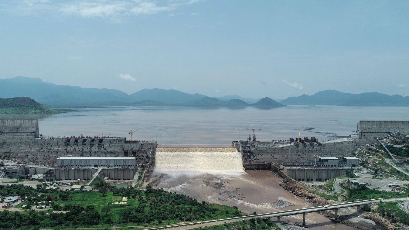 Grand Ethiopian Renaissance Dam, Etióp duzzasztógát, Etiópia, Kelet-Afrika 