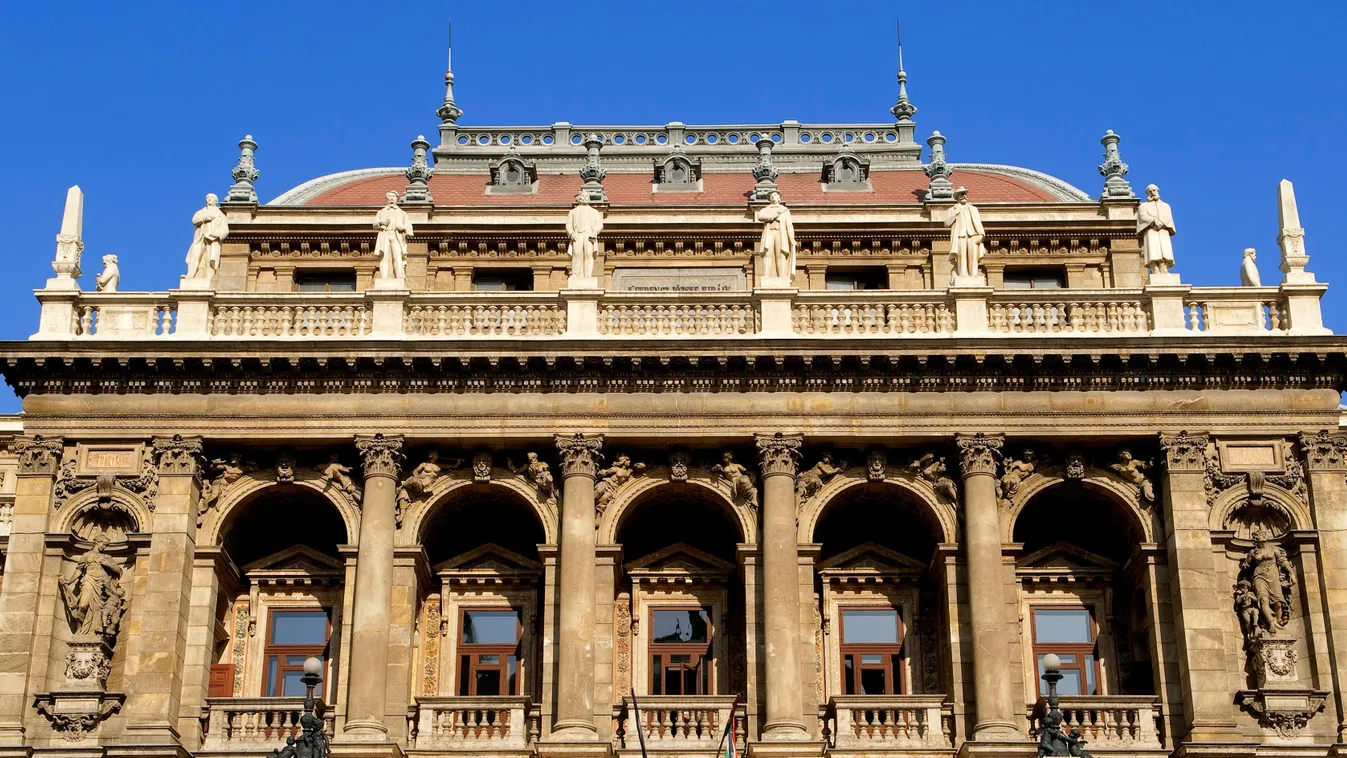 A Magyar Állami Operaház épülete Budapesten