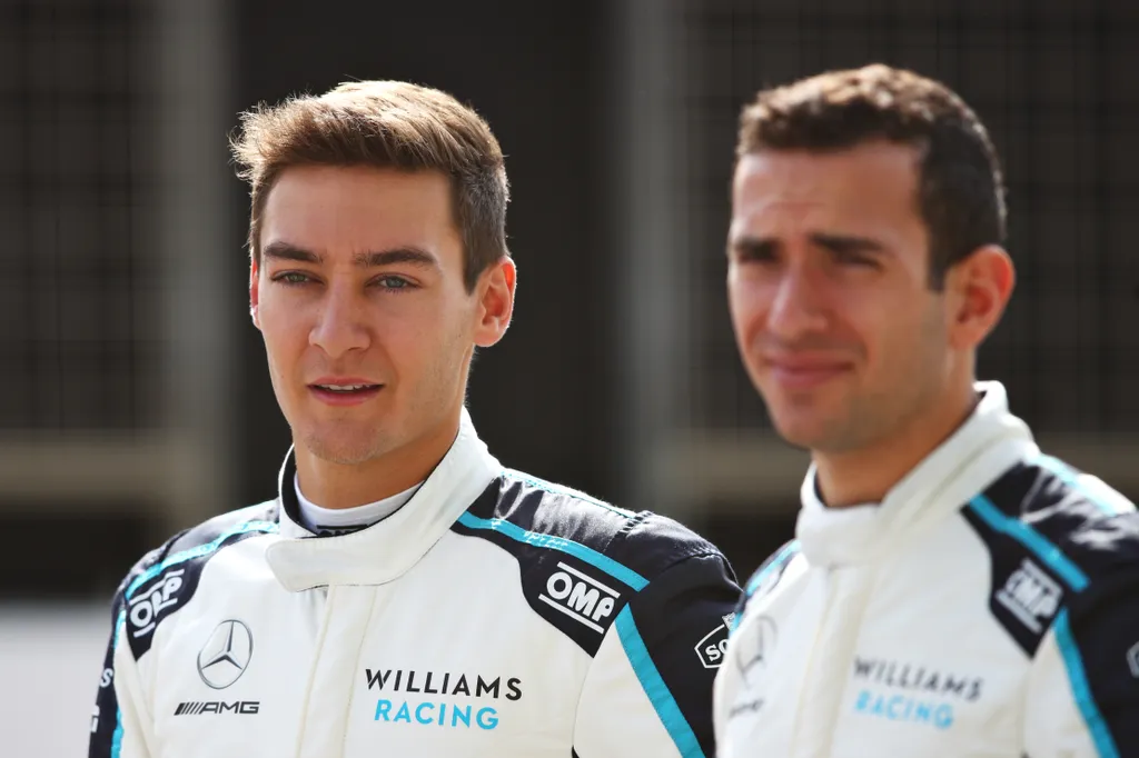 Forma-1, George Russell, Nicholas Latifi, Williams Racing, Bahrein teszt 1. nap 