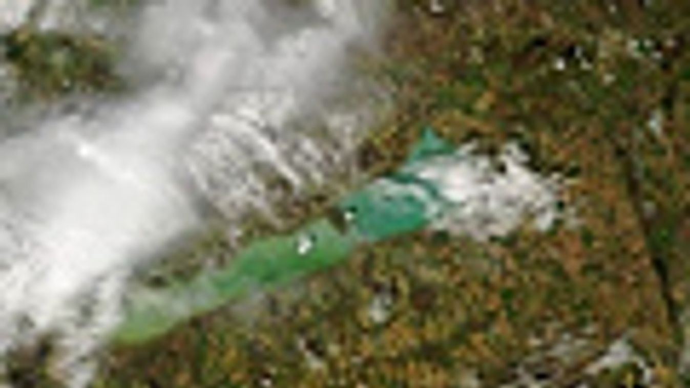 műholdfelvétel, időjárás, Balaton, műholdkép