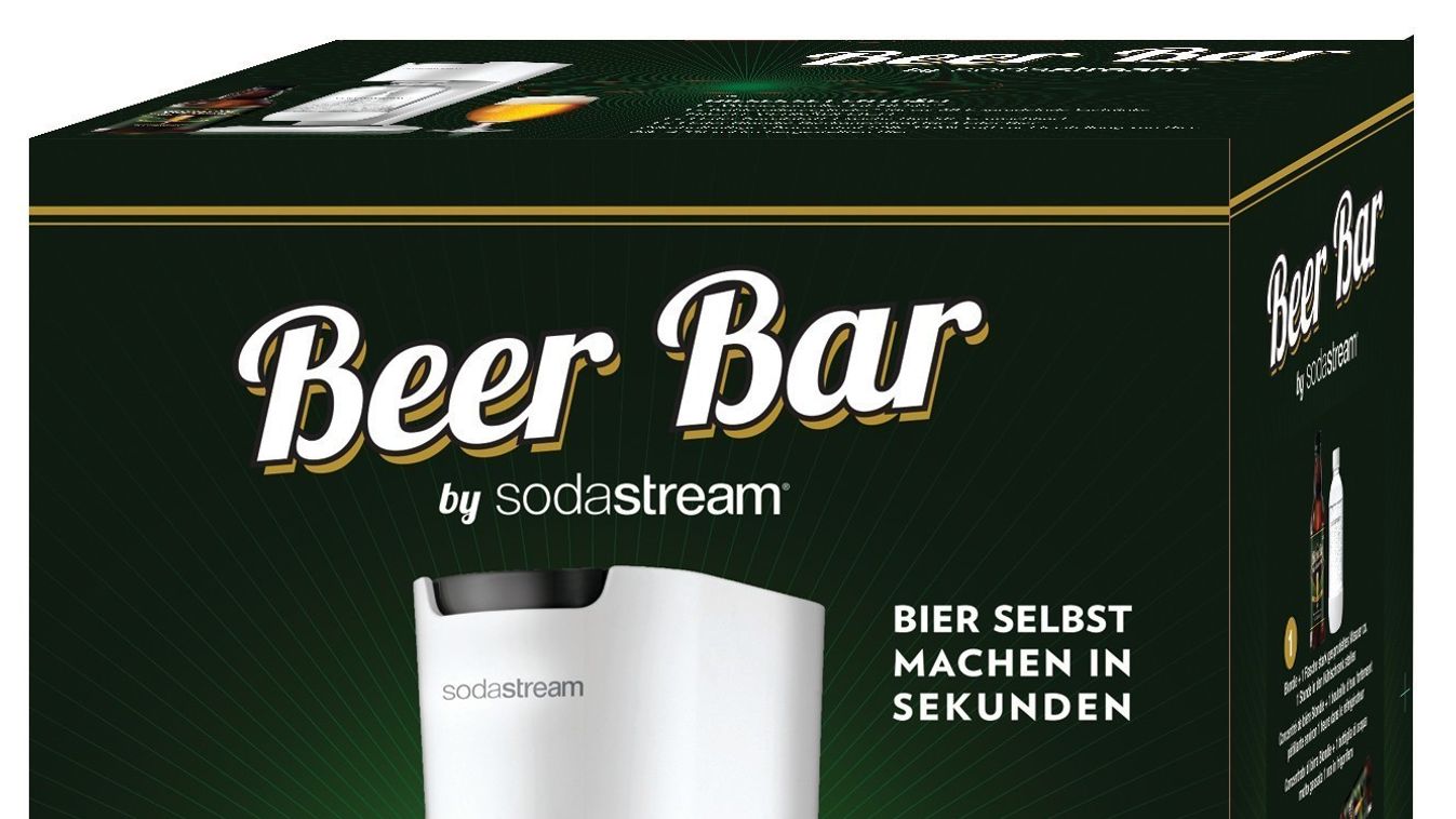 SodaStream sörcsomag beer bar 