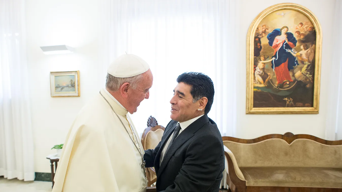 foci, Ferenc pápa, Diego Maradona 