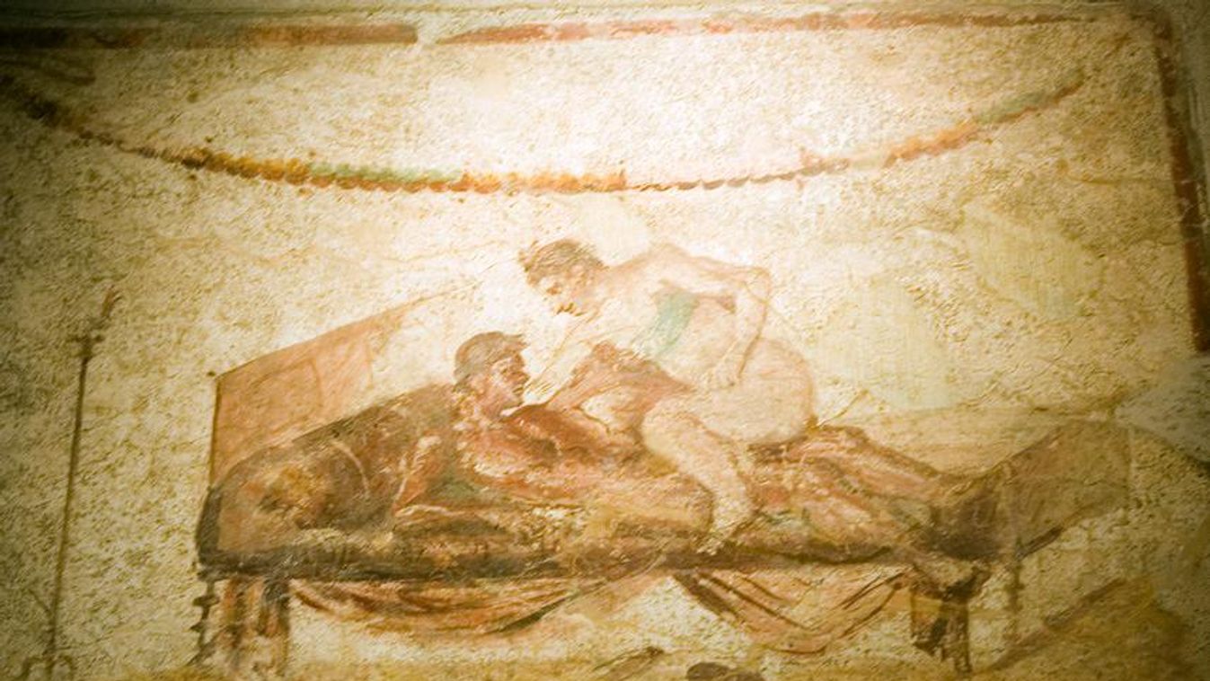 Pompeii erotikus freskó 