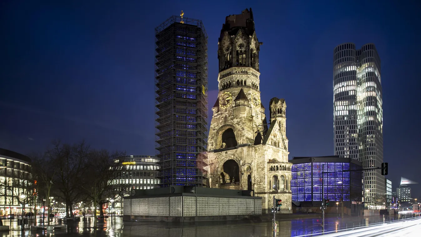 Kaiser Wilhelm Memorial Church local_authority CHURCH faith churches TOURISM travel ARCHITECTURE RELIGION lights sight time_exposure geography local_authorities travelling high- rise building night_scene MONUMENT Travel_and_Commuting ABBEY LIF 