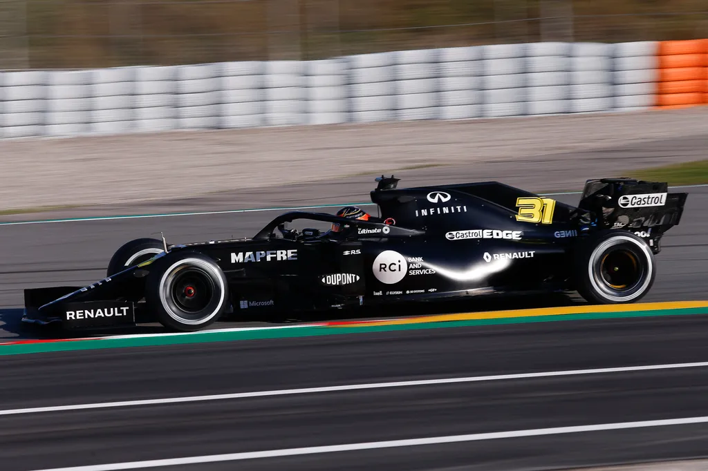 Forma-1, Barcelona, teszt, 1. nap, Esteban Ocon, Renault 