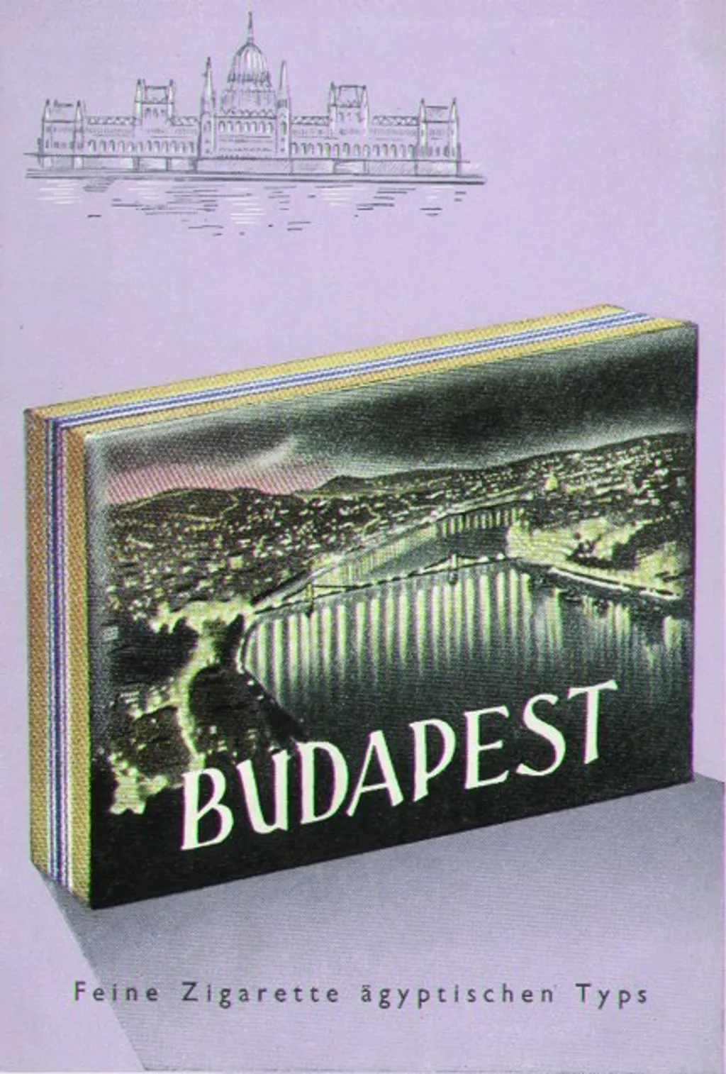 Hiánycikkek a szocialista Magyarországon (Galéria) Budapest cigaretta német levelezőlapon, ~1960. 
