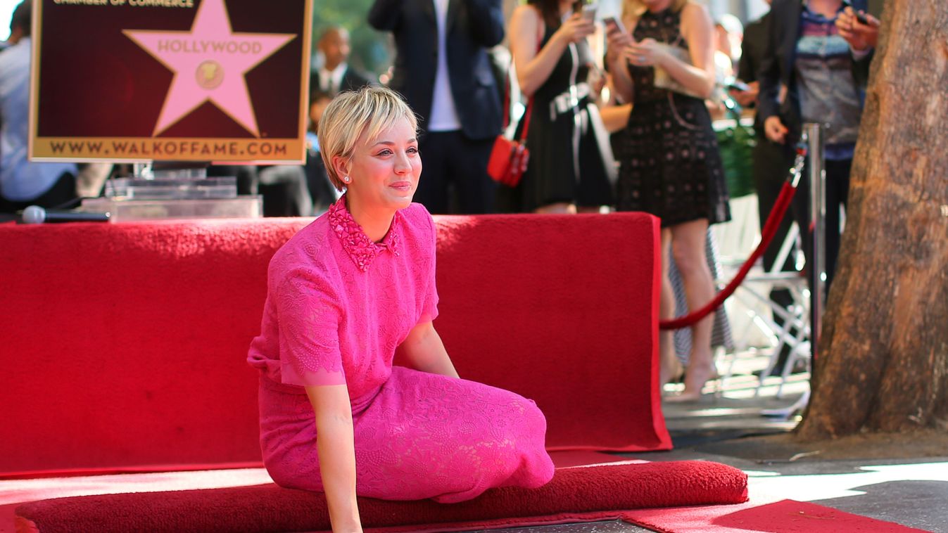 Kaley Cuoco Honored On The Hollywood Walk Of Fame GettyImageRank3 HORIZONTAL USA California Hollywood - California Fame Television Show Walk Of Fame PORTRAIT Kaley Cuoco Arts Culture and Entertainment Celebrities ACTRESS A-List Celebrity 
