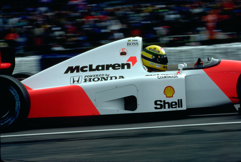 Forma-1, Ayrton Senna, McLaren-Honda, Brit Nagydíj 1992 