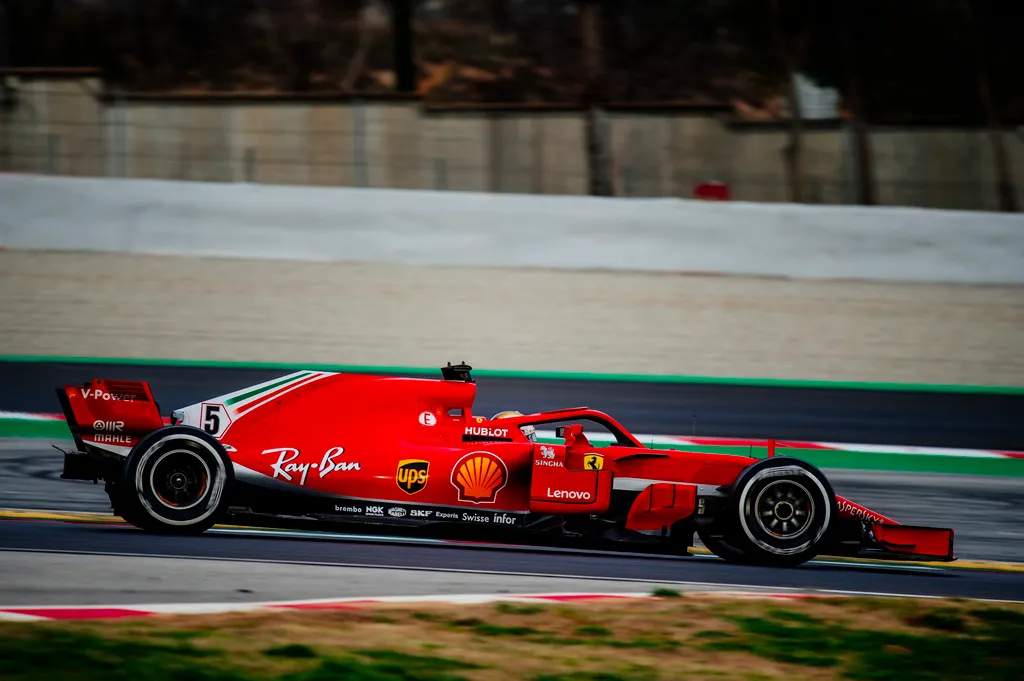 A Forma-1 előszezoni tesztje Barcelonában - 7. nap, Sebastian Vettel, Scuderia Ferrari 