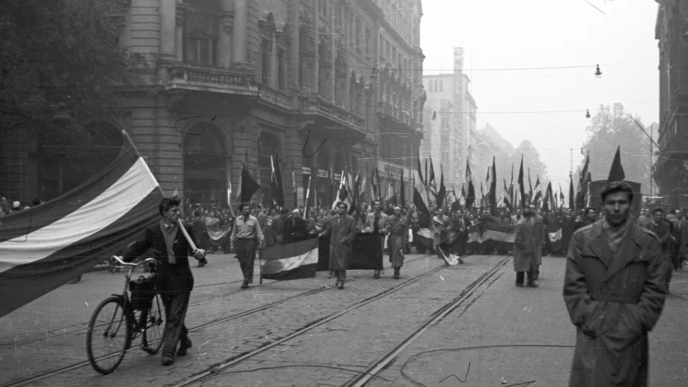 Így kezdődött a forradalom 67 éve, az október 23-i tömegtüntetés, 1956 