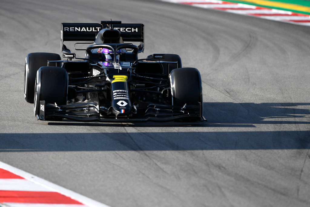 Forma-1, Barcelona, teszt, 1. nap, Daniel Ricciardo, Renault 