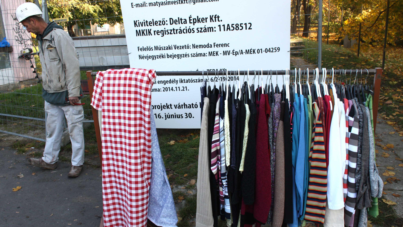 Mátyásföldi boltbezárás, ruházati bolt bezárása a Budapest XVI. ker Jókai u. 5 szám alatt. 