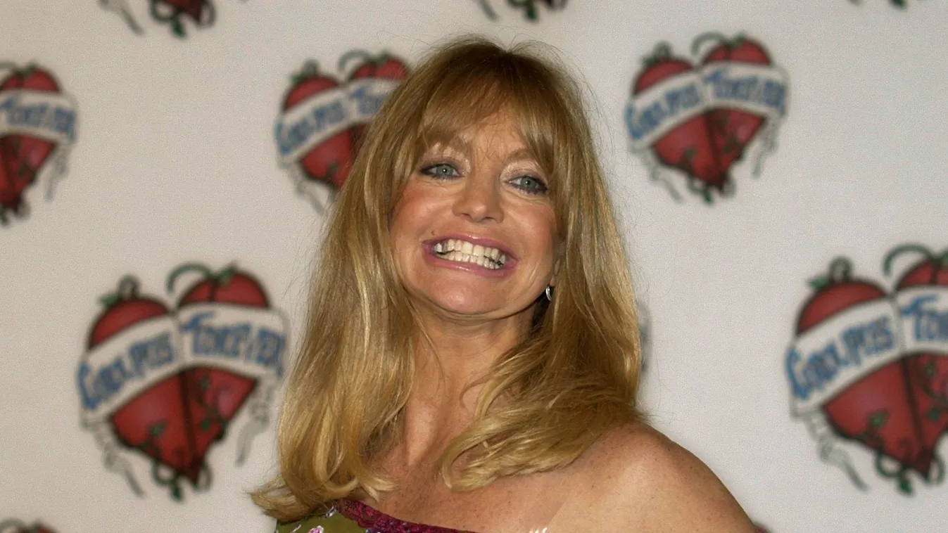 Goldie Hawn az Örök lányok hamburgi premierjén 2003 januárjában 