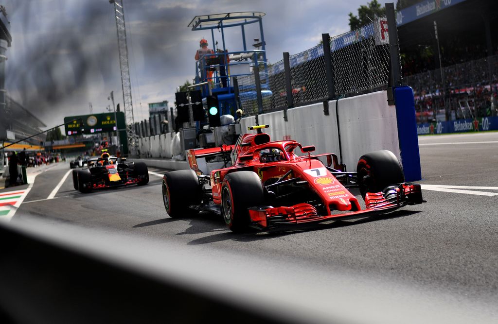 A Forma-1-es Olasz Nagydíj szombati napja, Kimi Räikkönen, Scuderia Ferrari 