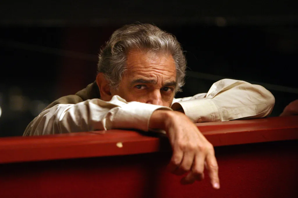 (FILE PHOTO) Placido Domingo Leaves The Washington National Opera Washington National Opera director Placido Domingo takes a break from conducting during a company rehearsal of Madama Butterfly directed by Marius Trelinski at The Kennedy Center in Washing