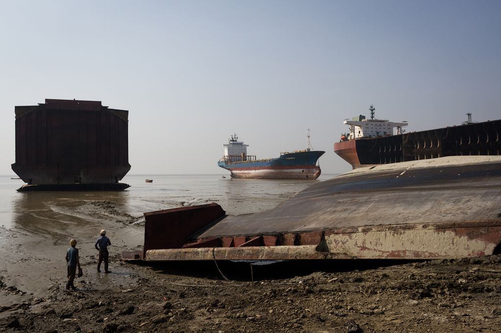 GMS leadership, hajóroncs felvásárló cég, Bangladesh, illusztráció 