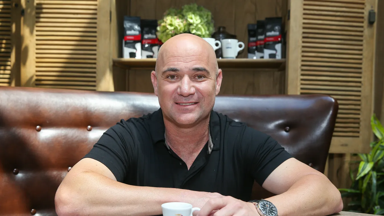 US OPEN: LAVAZZA PARTNERS WITH TENNIS LEGEND ANDRE AGASSI GettyImageRank3 SPORT TENNIS 