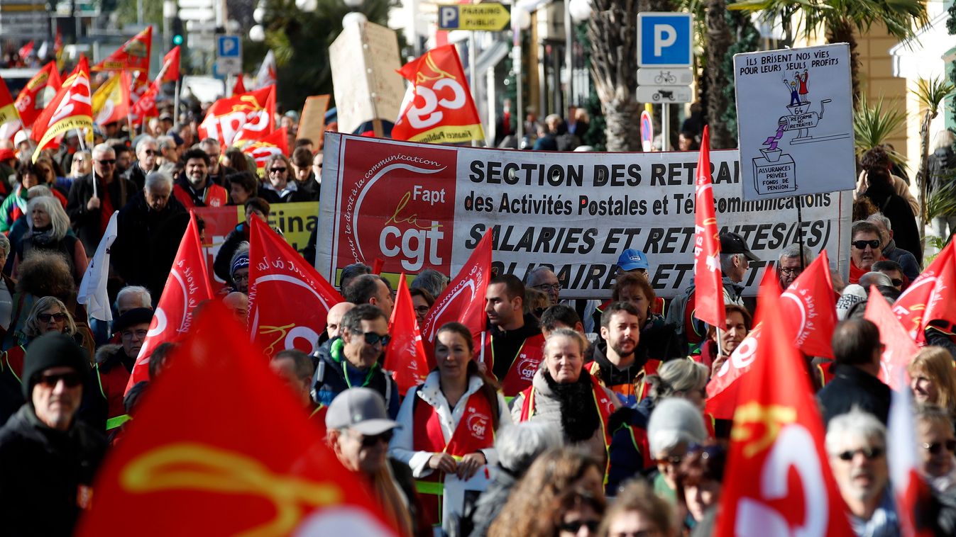Franciaország tüntetések a nyugdíjreform ellen 
