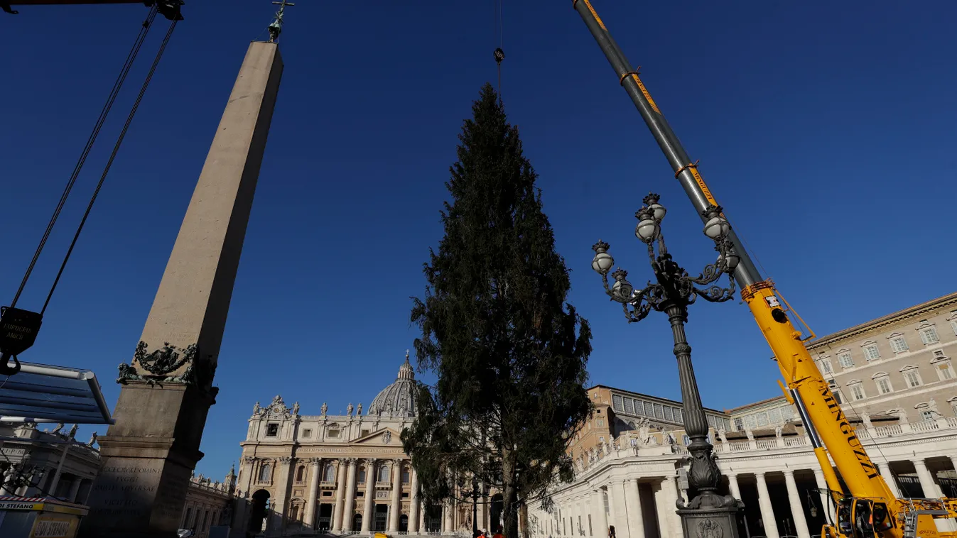 Vatikán karácsonyfa 
