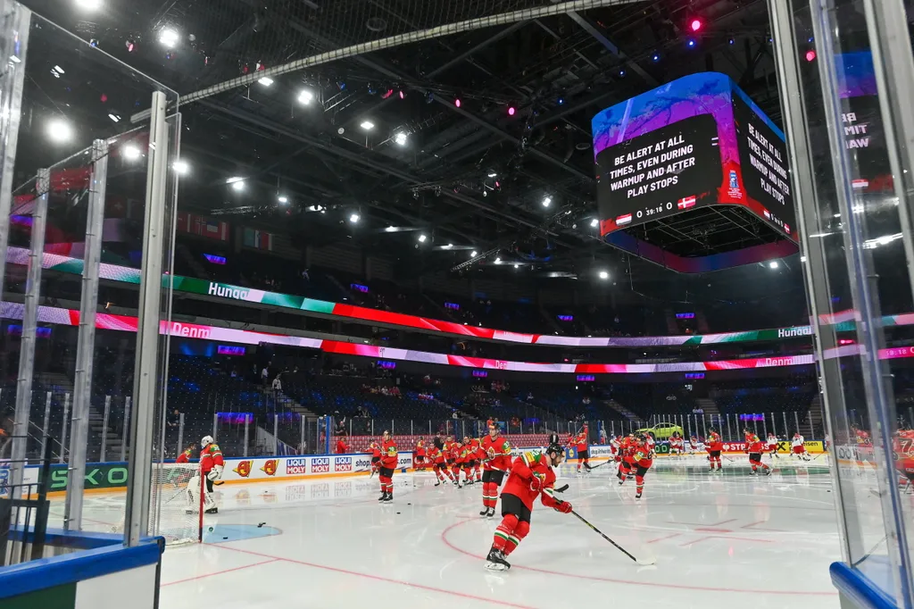 Magyarország - Dánia, jégkorong, hoki, világbajnokság, IIHF jégkorong-világbajnokság, Tampere Deck Arena, 2023.05.13. 