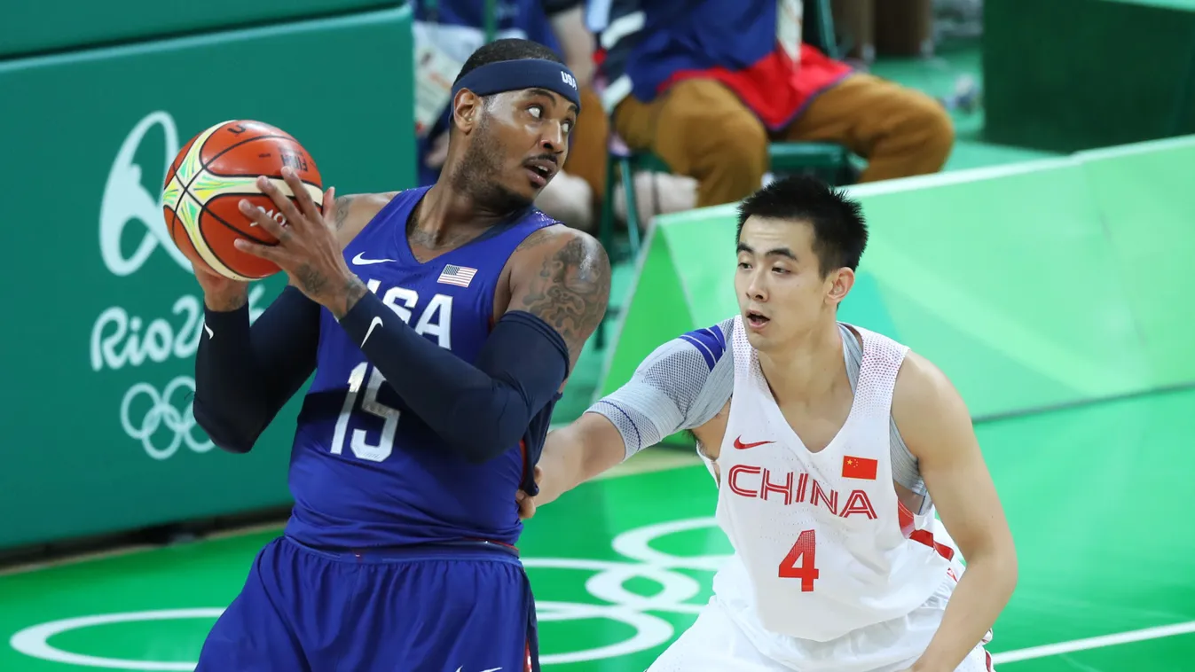 USA - China: Rio 2016 Olympic Games Men's Basketball Olympics 2016 Rio Summer Olympics MAN Male men tall basketballer males Rio 2016 basketball game 