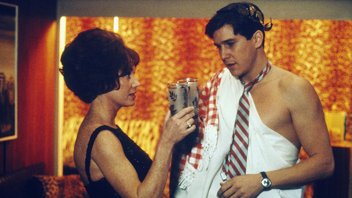 National Lampoon's Animal House - 1978 NATIONAL LAMPOON'S ANIMAL HOUSE 1978 VERNA BLOOM TIM MATHESON OLDER WOMAN TOASTING SCENE STILL JOHN LANDIS Film Stills Personality 40348624 Editorial use only. No book cover usage.
Mandatory Credit: Photo by Universa