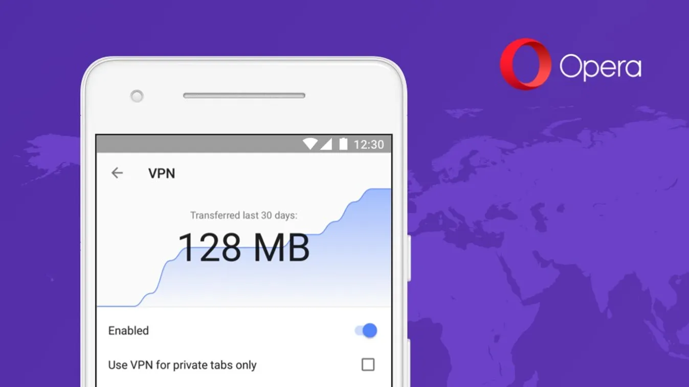 opera for android vpn 