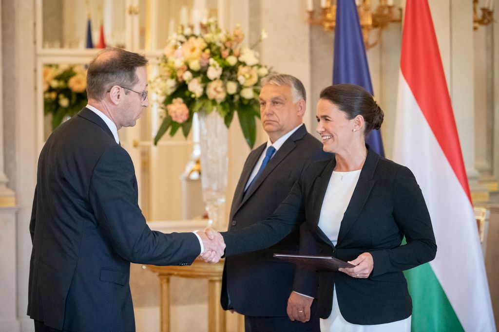 Novák Katalin, Orbán Viktor, Varga Mihály 